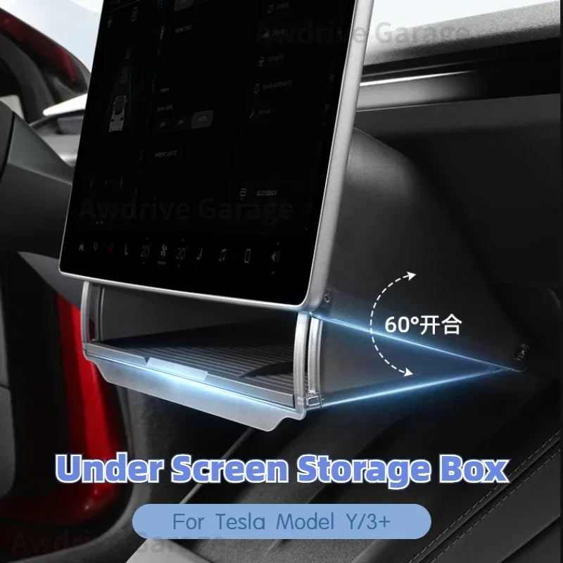 Tesla Model 3 Highland & Model Y Juniper Under-Screen Storage Box