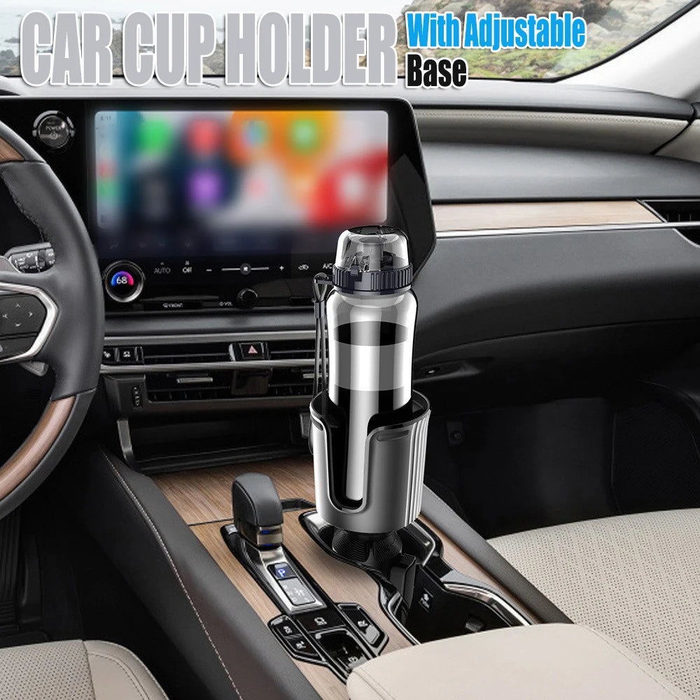 Car Cup Holder Expander Water Bottle Car Holder for Beverage Bottles Cup Station Car Cup Holder Extender Adjustable All Purpose