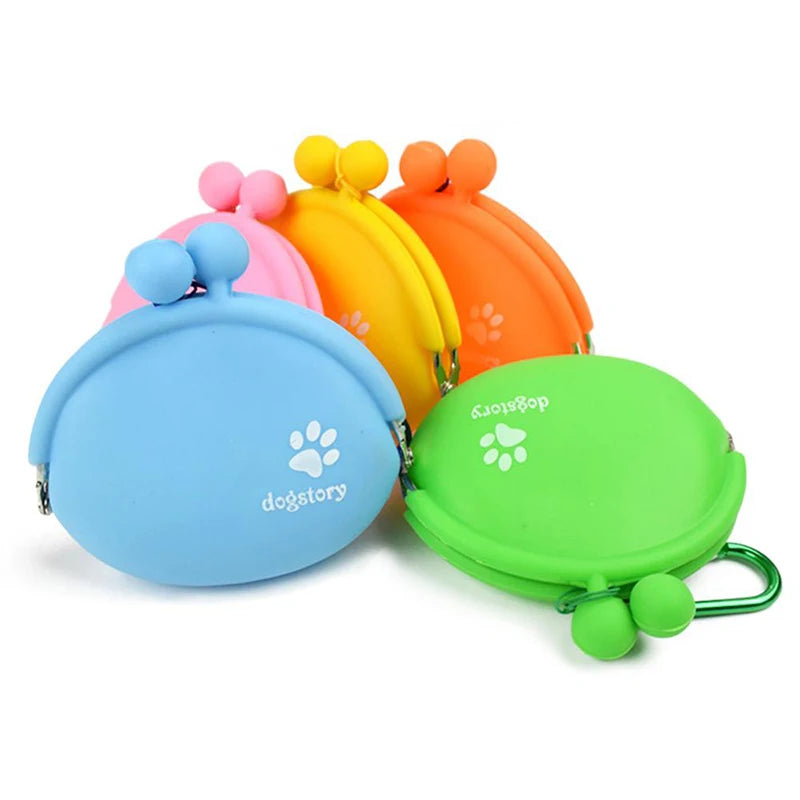 Silicone Portable Dog Training Snack Pouch Travel Bag
