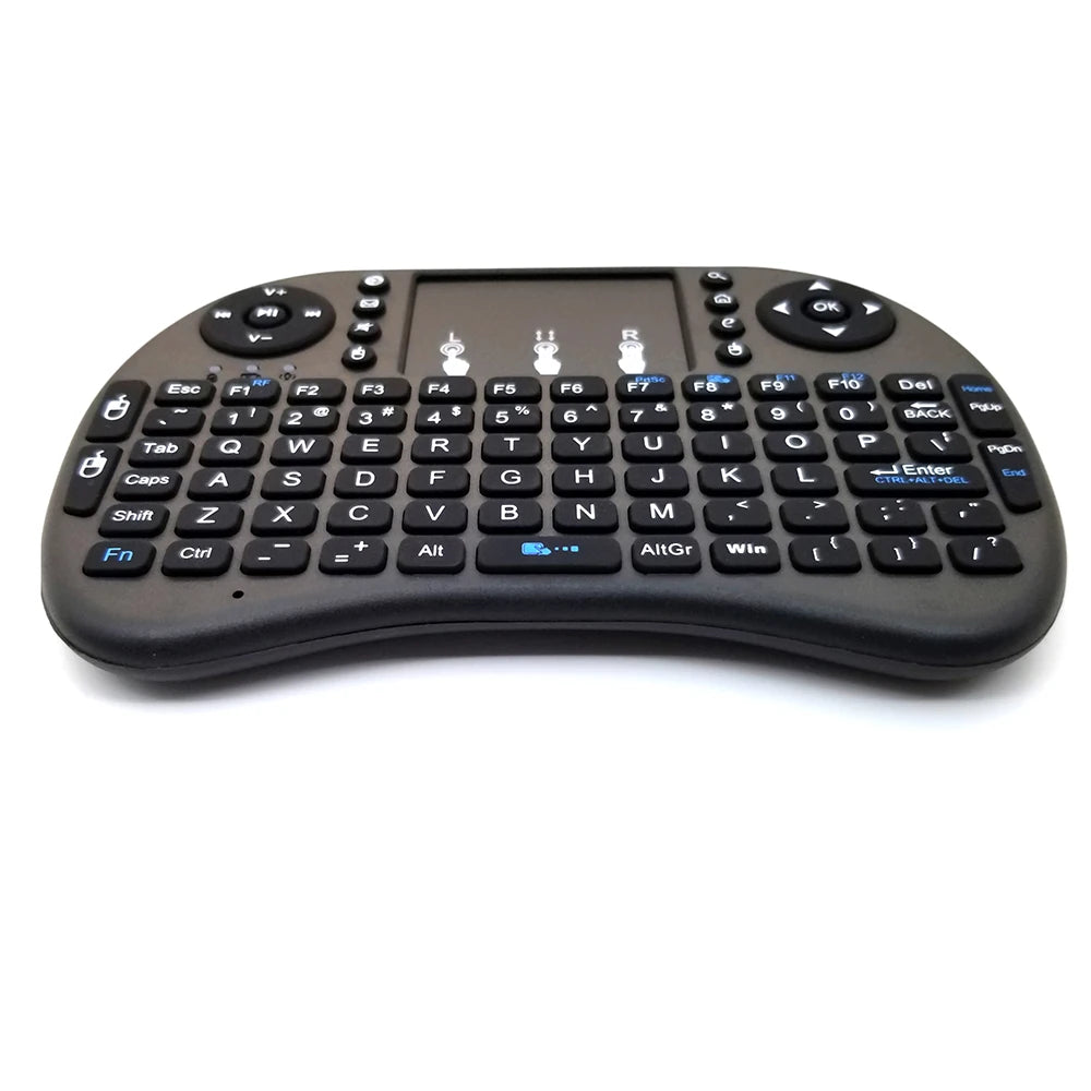 MRSVI I8 2.4G Mini Wireless Keyboard Classic Black Air Mouse Remote Control Touchpad for Android TV Box PC Smart TV
