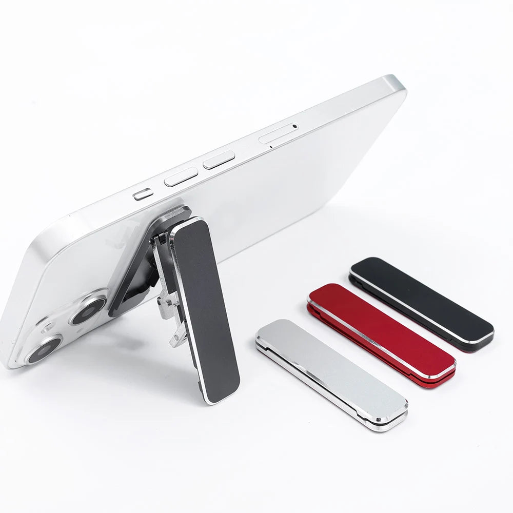 Universal Mini Phone Stand Adjustable Back Sticker Self-Adhesive Folding Invisible Desktop Stand for Xiaomi IPhone Huawei