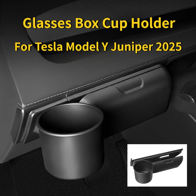 Tesla Model Y Juniper Dashboard Glasses & Cup Holder