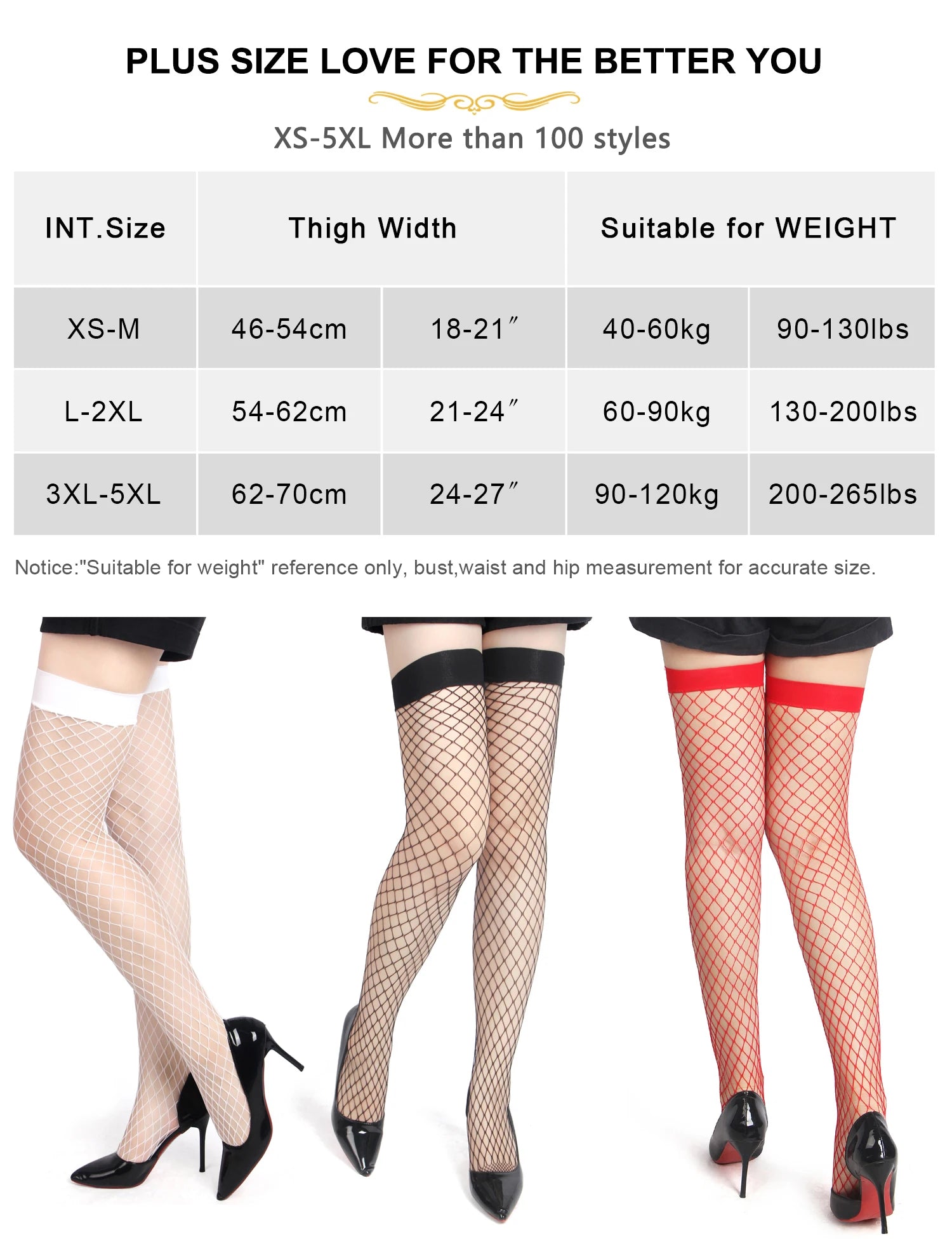 Sexy Elastic Thigh High Fishnet Stockings