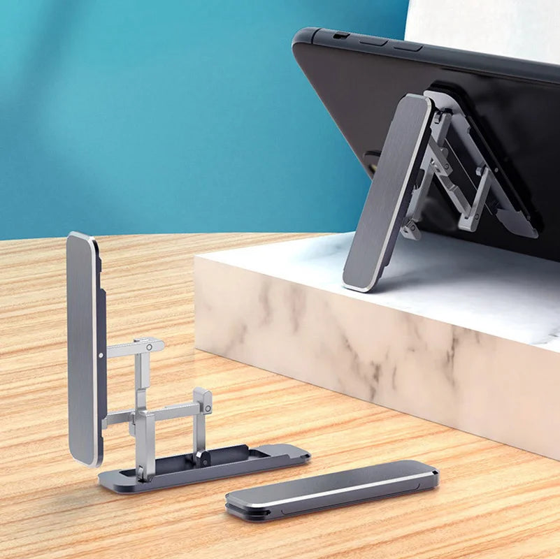 Universal Mini Phone Stand Adjustable Back Sticker Self-Adhesive Folding Invisible Desktop Stand for Xiaomi IPhone Huawei
