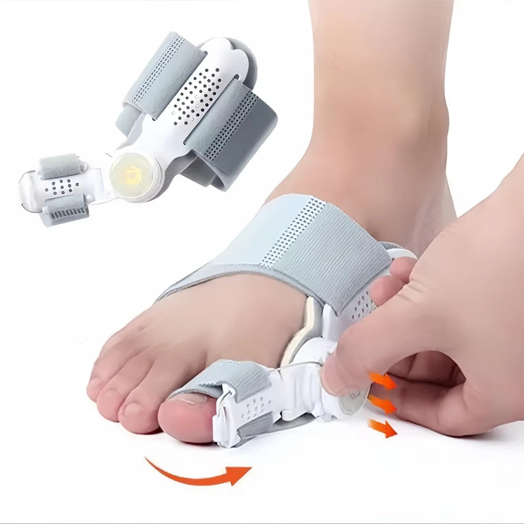 Adjustable Knob Bunion Corrector and Big Toe Alignment Splint