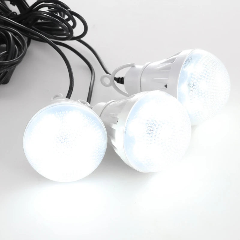Portable Solar Generator System 3 Bulbs Radio Outdoor Solar Power Panel Camping Kit LED Emergency Lighting with Remote Control