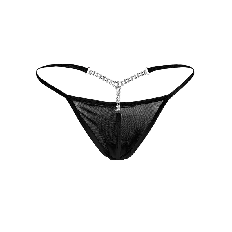Strass Diamond G-String Low Waist Bikini Panties