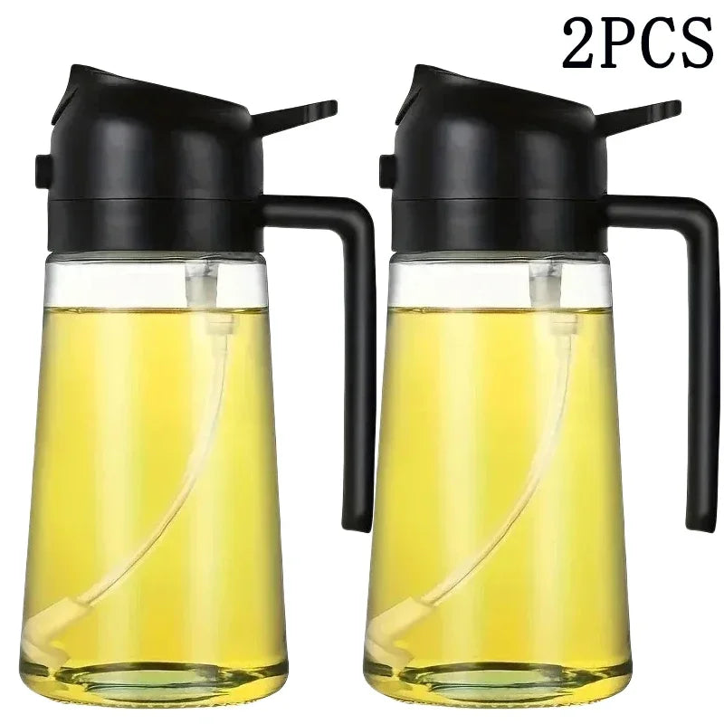 Professional 2-in-1 Atomised Oil Spray and Pour Bottle