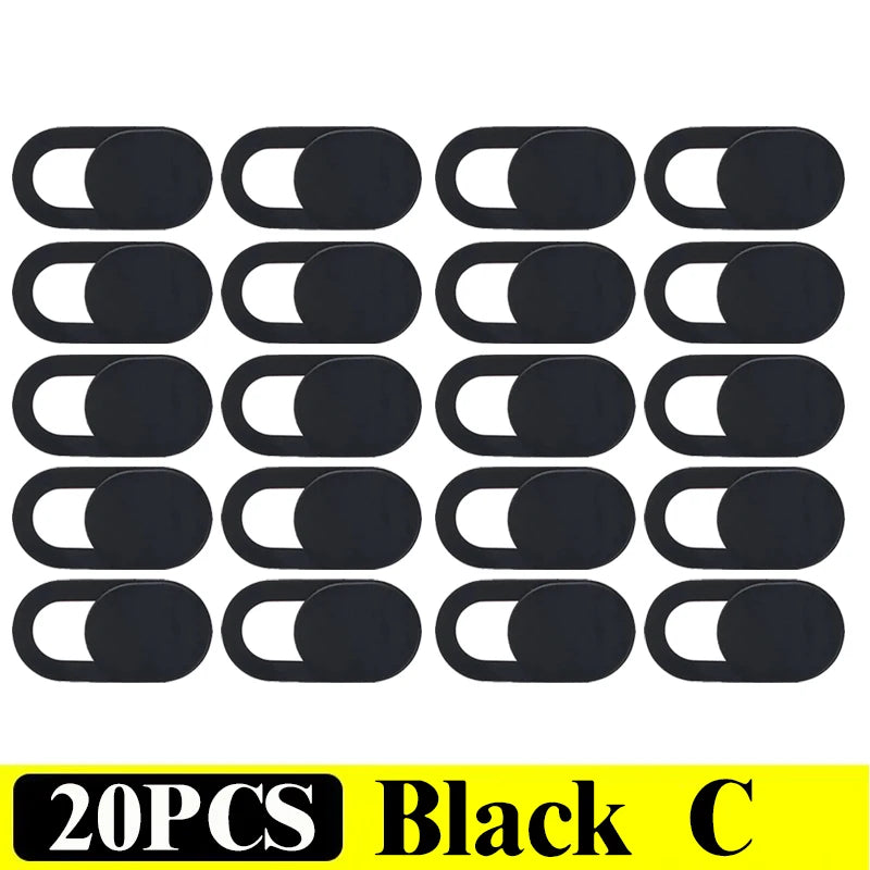 20-1PCS Webcam Camera Covers Privacy Sticker Anti-Peeping Protector Shutter Webcam Camera Lens Cover for Laptop iPad PC Macbook
