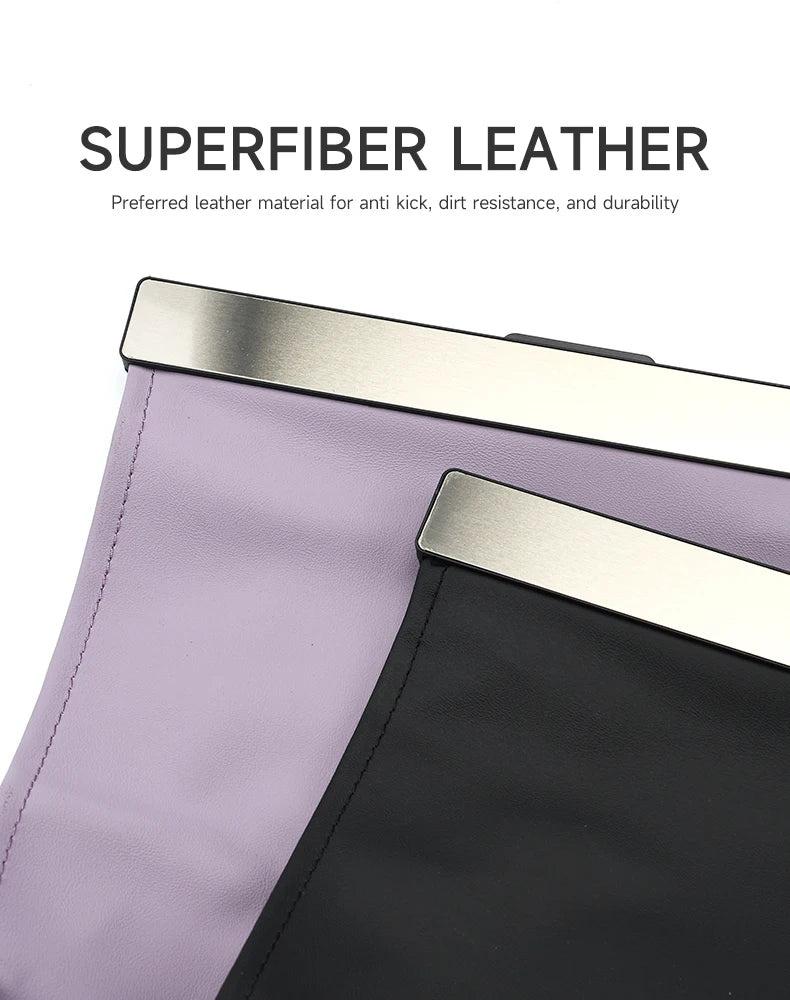 New Car Trash Bag Superior PU Leather with LED Light and Magnet Closure Design Waterproof Vehicle Rubbish Container Garbage Can