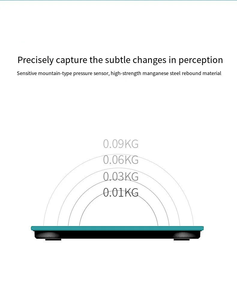 Bluetooth Body Fat Scale And Weight Scale Accurately Capture Subtle Changes And Detect Multiple Types Of Health Data