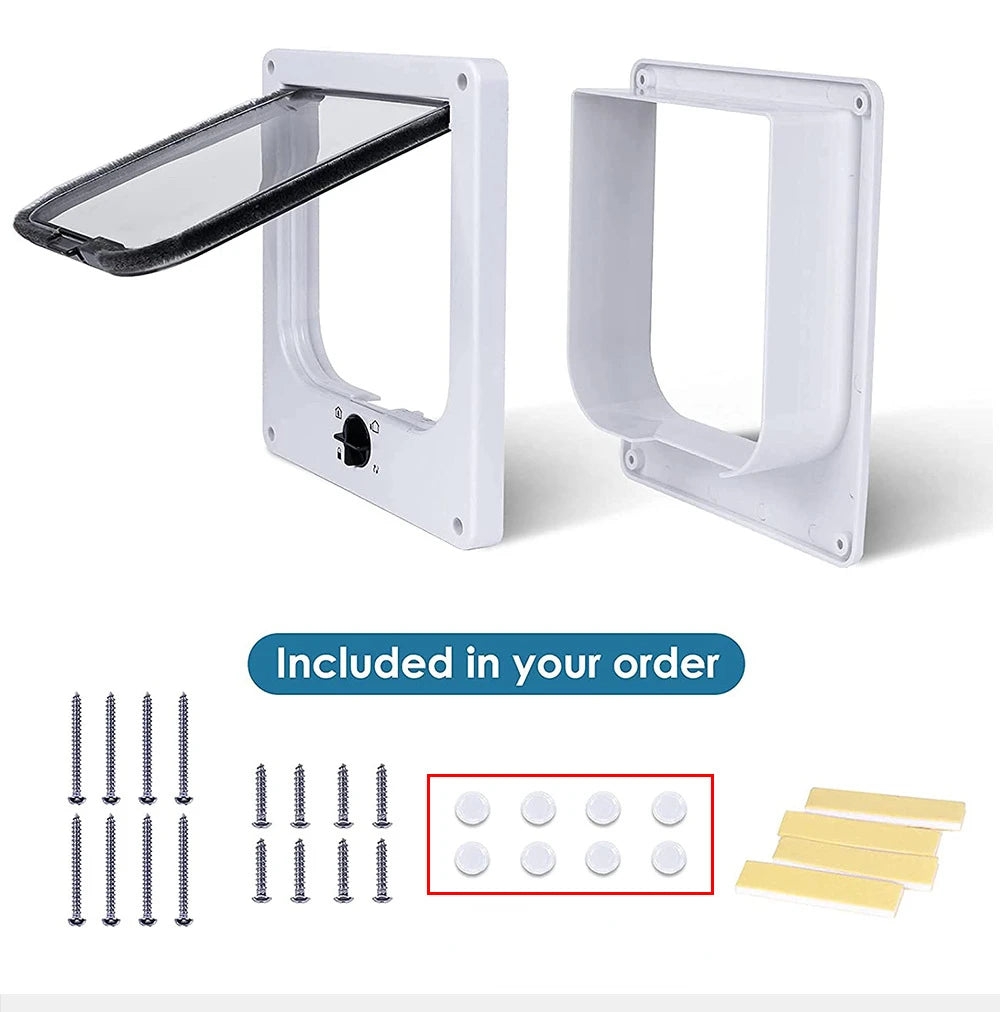 Professional 4-Way Locking Smart Pet Security Door