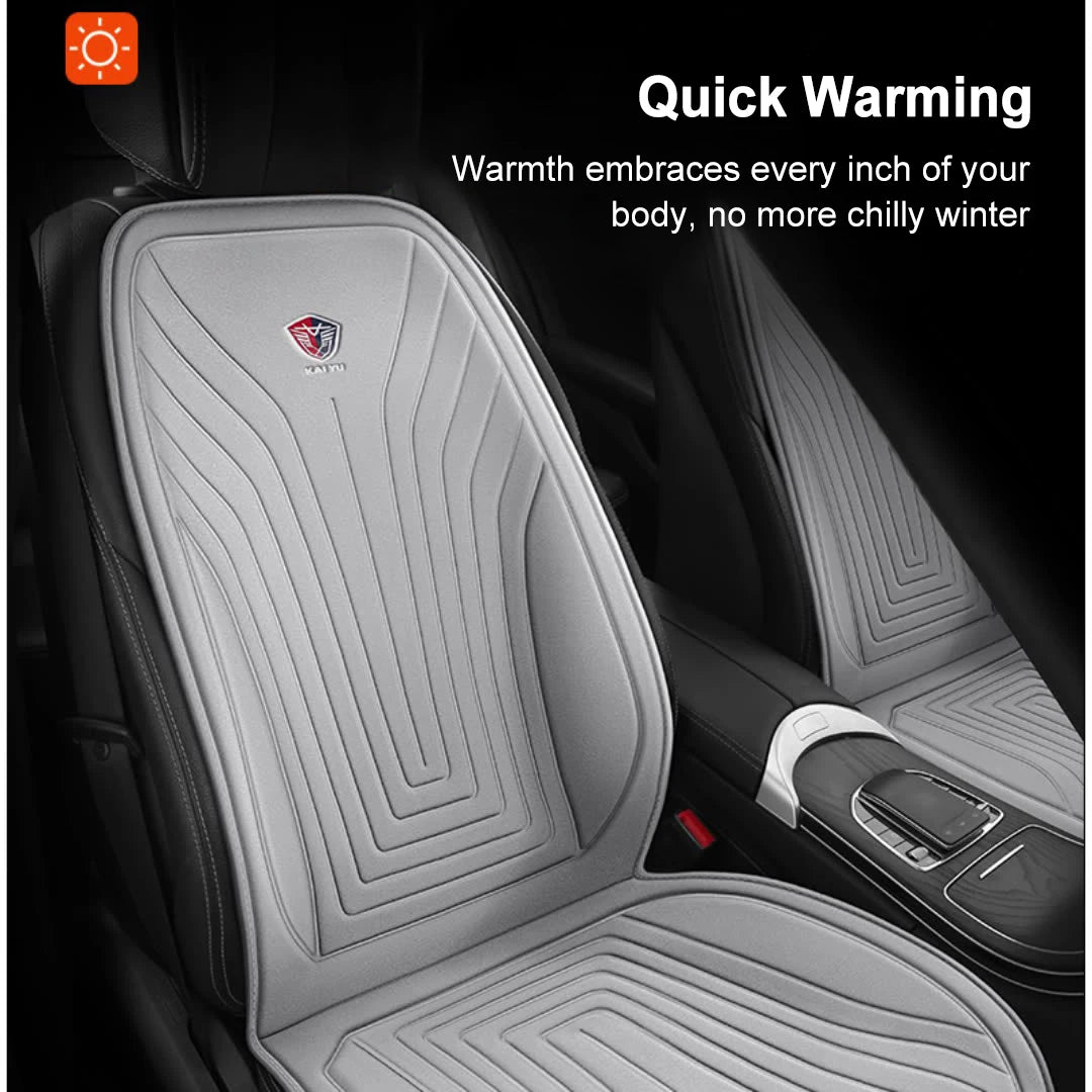 EAFC 1PCS Car Heating Pad Heated Seat 12V DC Soft Winter Warmer Seat Winter seat Protector Auto Seat Cushion Pad Winter Mat