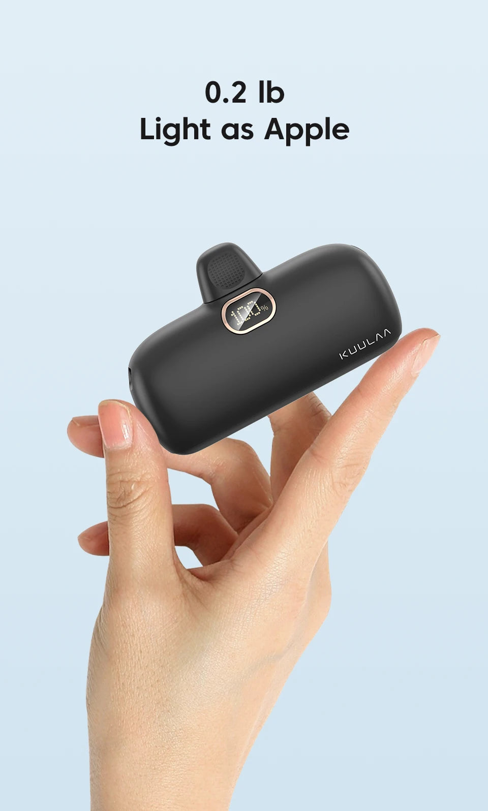 KUULAA Mini Power Bank 5000mAh PowerBank Fast Charging Portable Charger For iPhone 17 16 14 Xiaomi Samsung poco External Battery