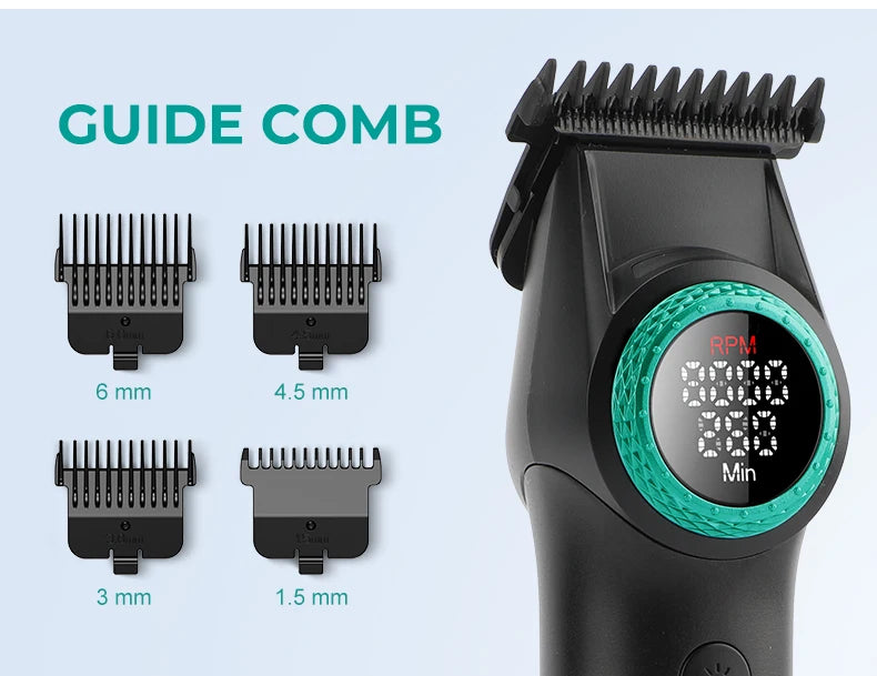 VGR 001 & 977 Professional DLC Blade Clipper Set