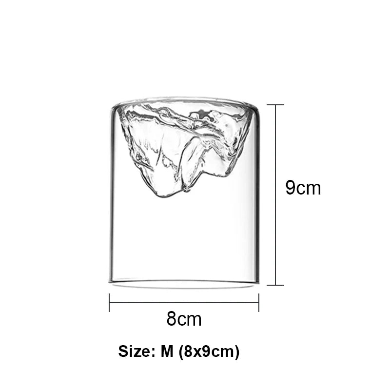 Thicken Glass Moss Bottle Creative Floating Mountain Micro-landscape Ecological Bottle Home Decorations Hydroponic Plant Vase