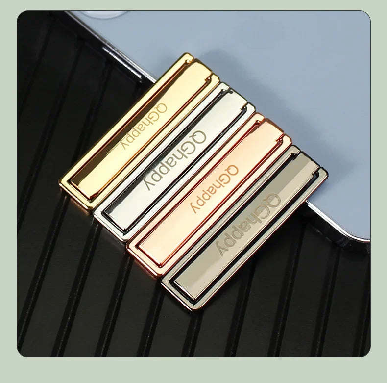 Universal Mini Metal Folding Mobile Phone Holder Stand Aluminum Alloy Invisible Portable Stand Bracket Desktop Phone Holder
