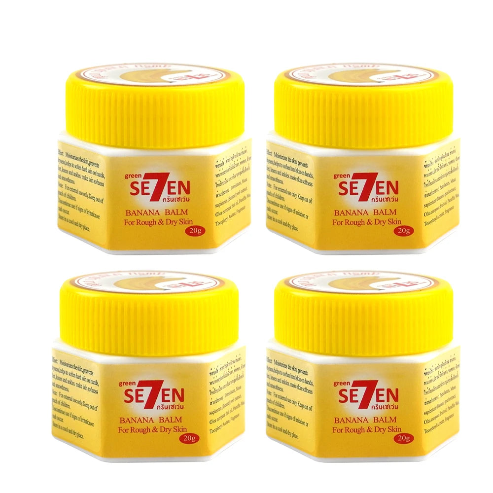 Ultra Moisturizing & Cracked Heel Care With Banana Extract For Dry, Rough Feet Overnight Renewal 20g/bottle