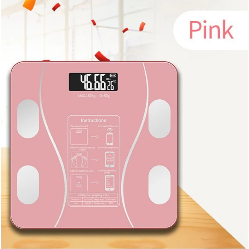 Bluetooth Body Fat Scale And Weight Scale Accurately Capture Subtle Changes And Detect Multiple Types Of Health Data
