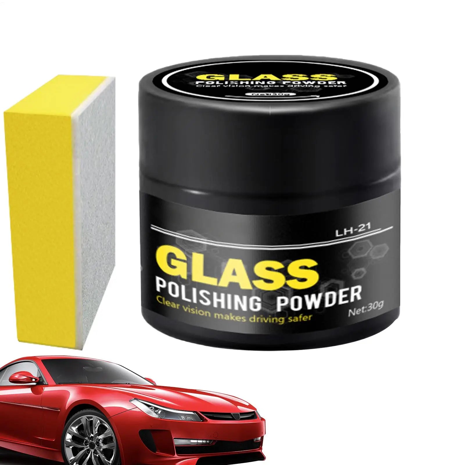 Cerium Oxide Powder For Glass Polishing Car Window And Mirror Repair Kit Car Scratch Compound Glass Oil Film Cleaner