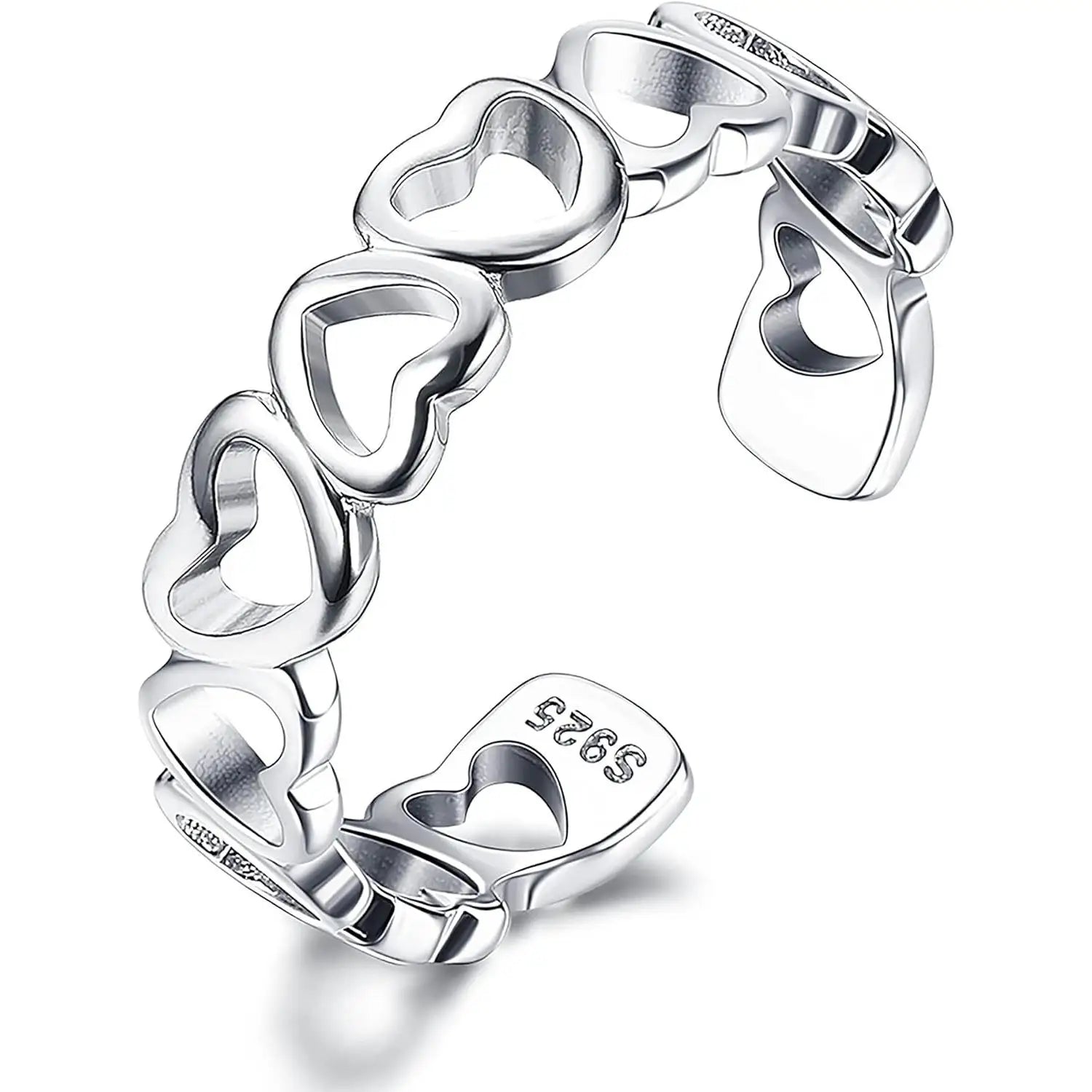 Adjustable 925 Sterling Silver Minimal Toe Ring