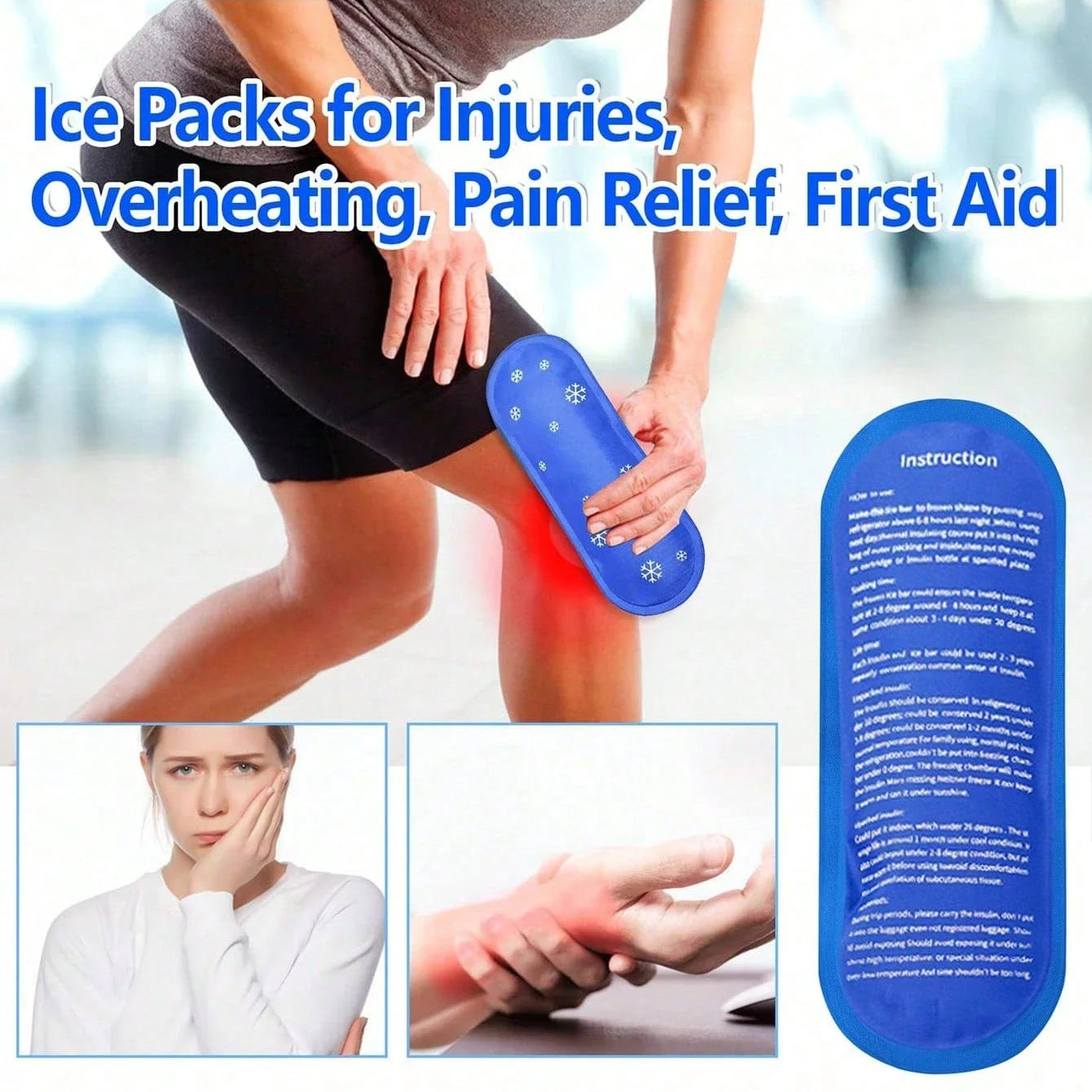 Reusable Insulin Cooling Gel Ice Pack for Travel Medical Storage