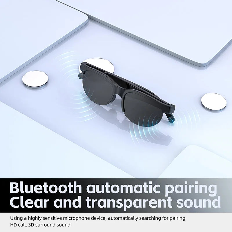 Smart Bluetooth Glasses Headset Wireless Headphones in Car Sports Riding HD Audio Sun Lens Headphones Music Earphones for Xiaomi