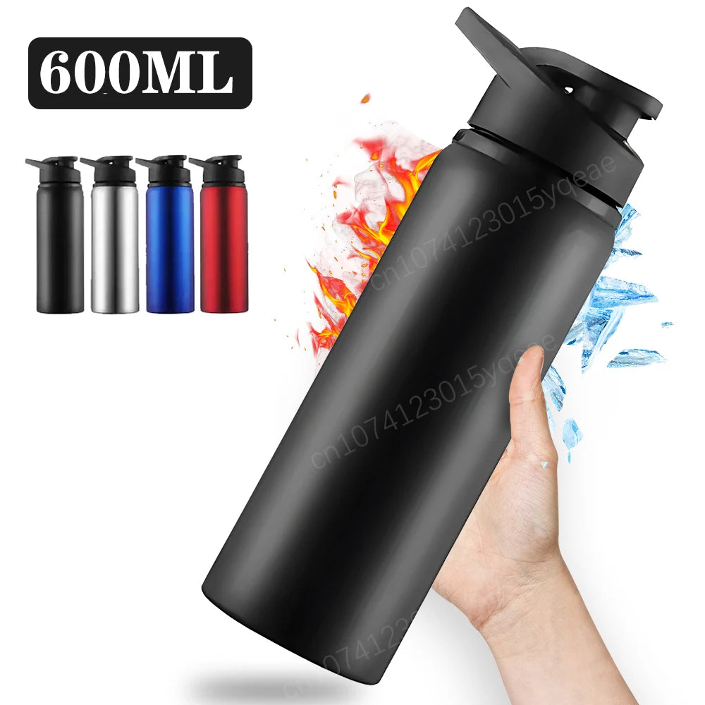 600ml Aluminium Leakproof Reusable Outdoor Sports Water Bottle