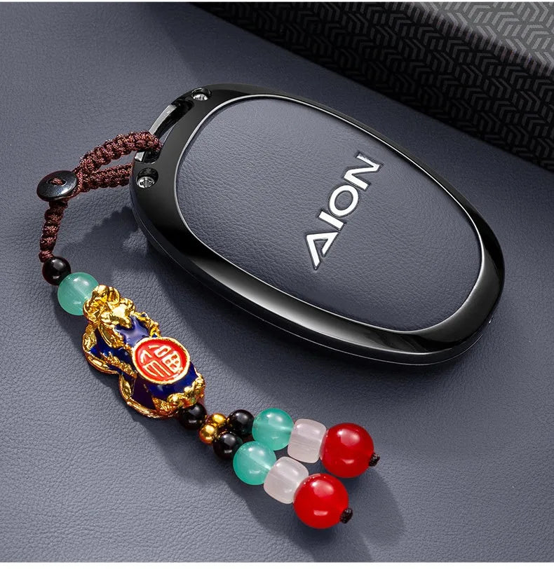 Zinc Alloy Car Key Case for Gac Aion V RT UT Y Plus 2024 2025 2026 Keychain Remote Cover Shell Housing Holder Fob Accessories