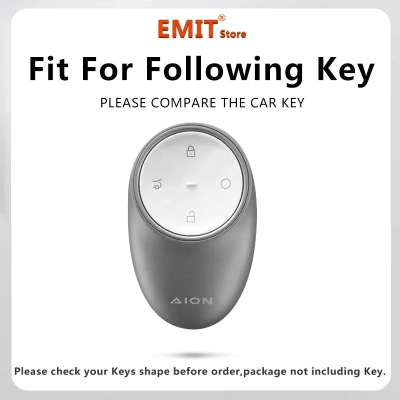 Zinc Alloy Car Key Case for Gac Aion V RT UT Y Plus 2024 2025 2026 Keychain Remote Cover Shell Housing Holder Fob Accessories