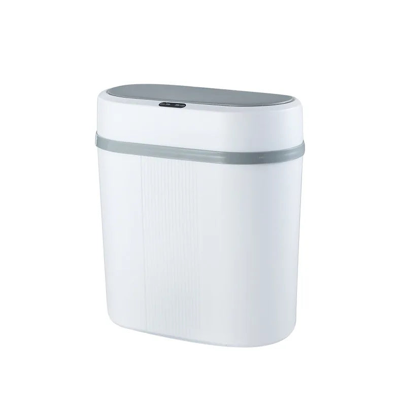 Lixeira de Cozinha de Modo Duplo de 12L Lixeira de Indução Inteligente à Prova de Água Lixeira Automática Inteligente para Casa de Banho