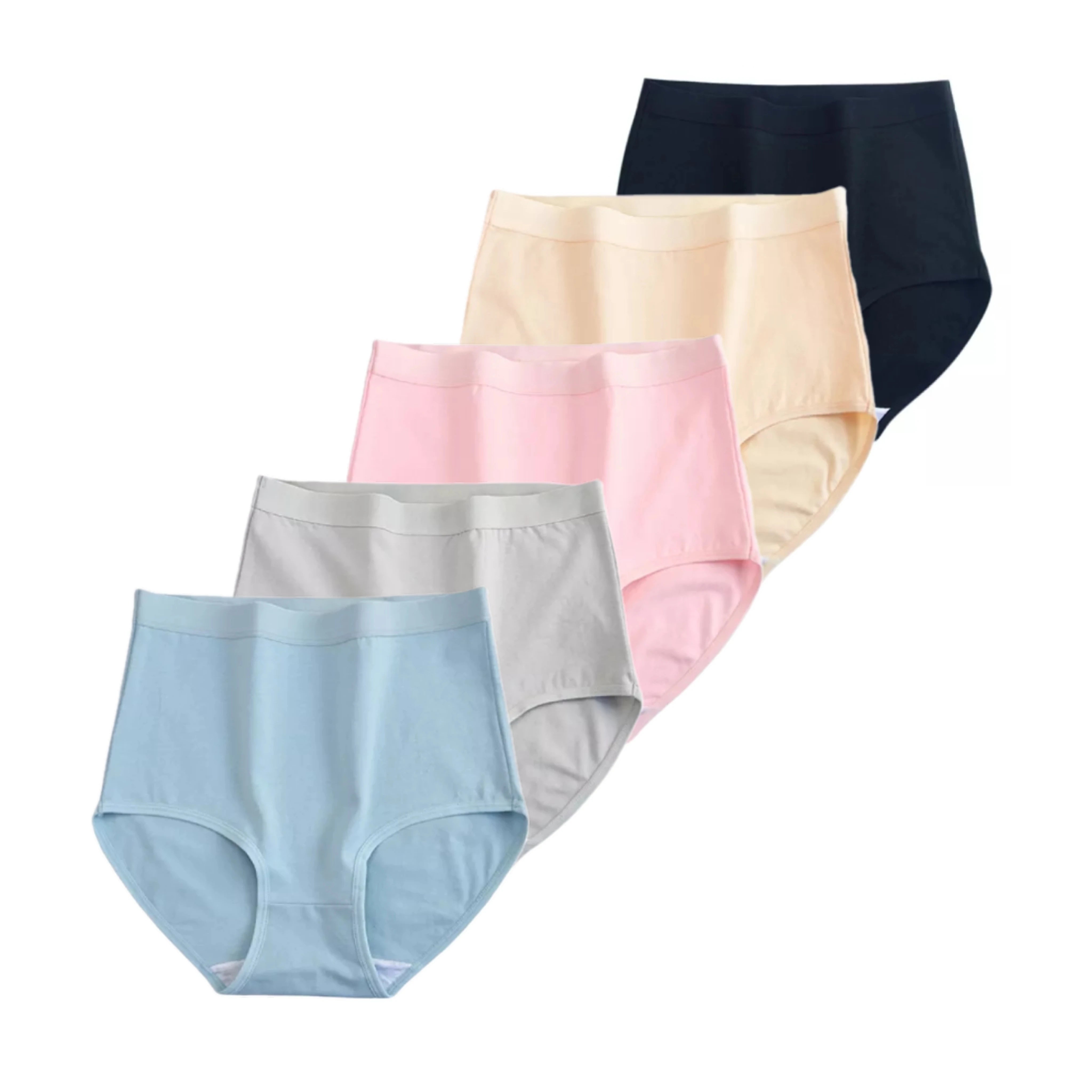 High Waist Seamless No Show Knickers 5-Pack
