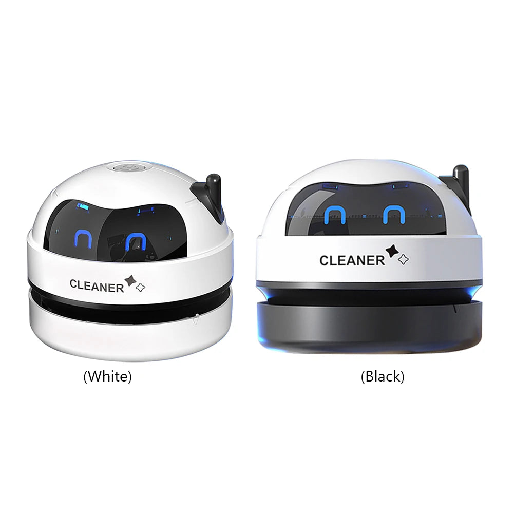 Handheld Mini Vacuum Cleaner Desk Table Dust Vacuum USB Charging Desktop Cleaner With Clean Brush For Home Office Table Sweeper