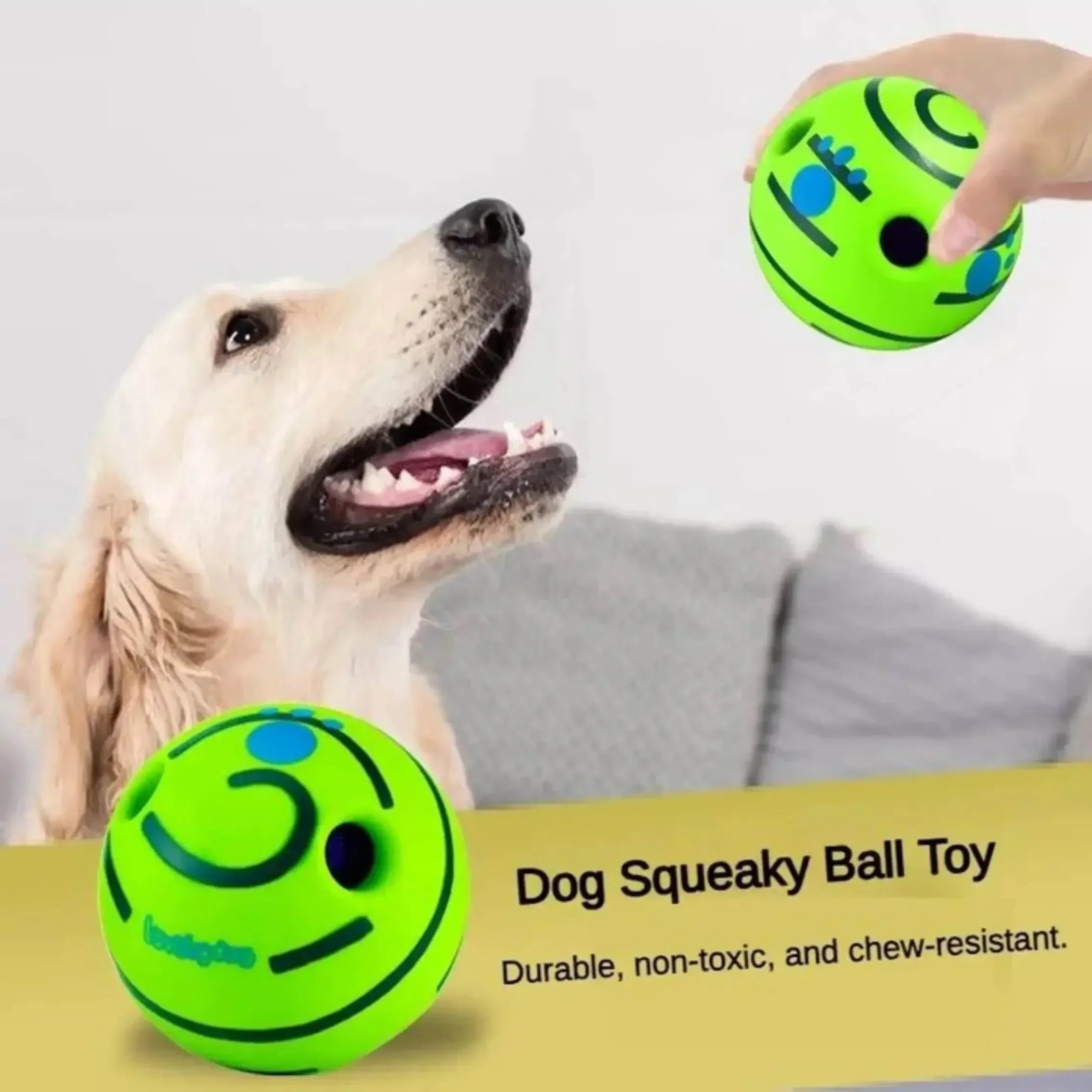 Interactive Wobble Wag Giggle Sound Emitting Glow Ball