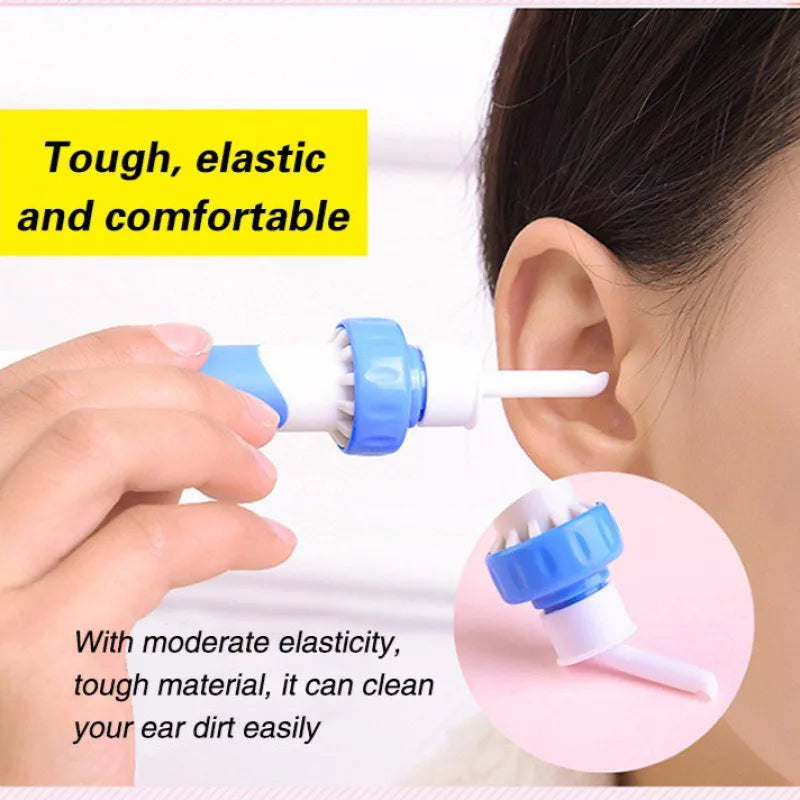 Portable Automatic Ear Cleaner for Adults and Children Soft-head Electric Earpick Ear Cleaning Ear Spoon Remover Earwax Kit
