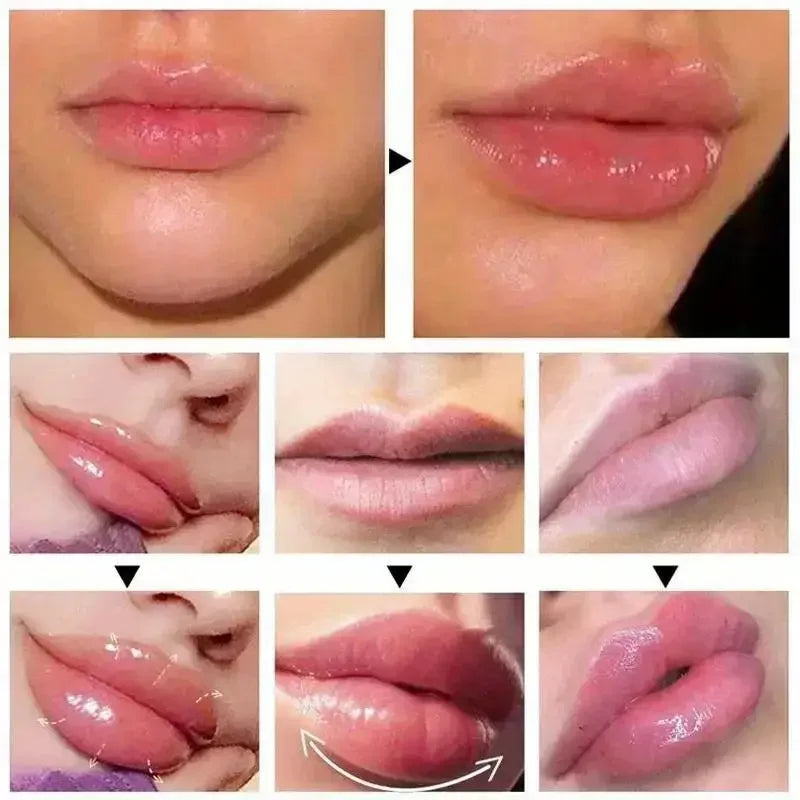 Ginger and Mint Volumising Lip Oil Plumper Serum Duo