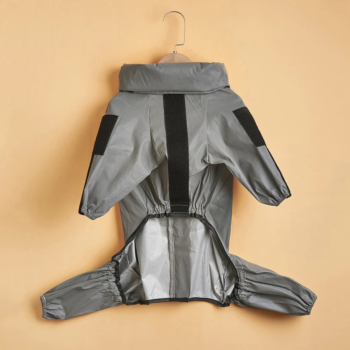 Luxury Reflective Waterproof Dog Raincoat Jumpsuit for Large Dogs