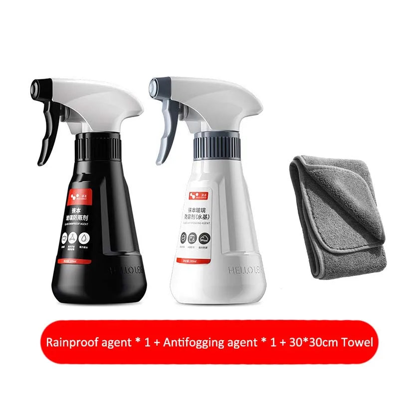 Car Glass Anti-Rain Spray Auto Water repellent Coating Agent Waterproof Rainproof Anti-fog Glass Cleaner Auto Windshield Clear