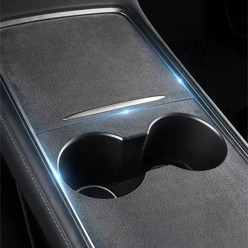 Tesla Model 3 & Model Y Premium Suede Center Console Cover