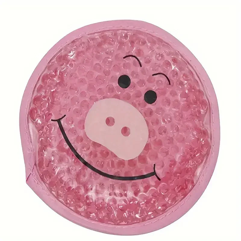 Reusable Cartoon Gel Ice Pack for Injuries Dual Hot & Cold Compress Cute Cold Hot Pack For Elbow Knee Toothaches First Aid