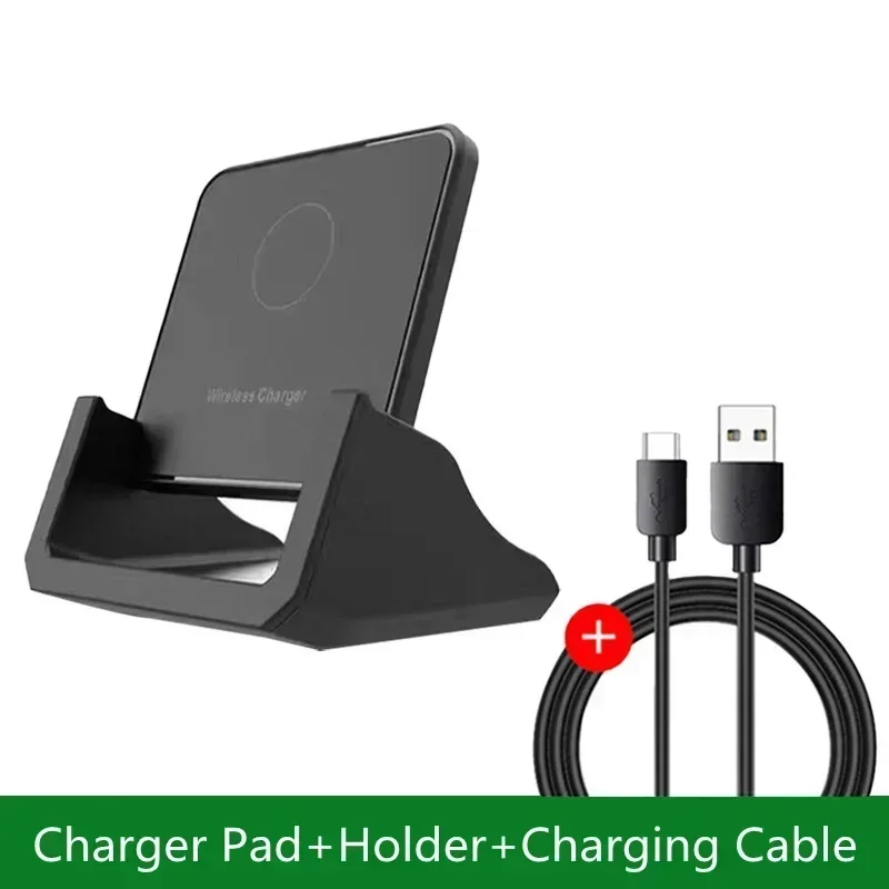 30W Wireless Charger Removable Desktop Vertical Holder Stand For iPhone 16 15 14 13 12 Samsung S25 Xiaomi 15 Quick Charging Dock