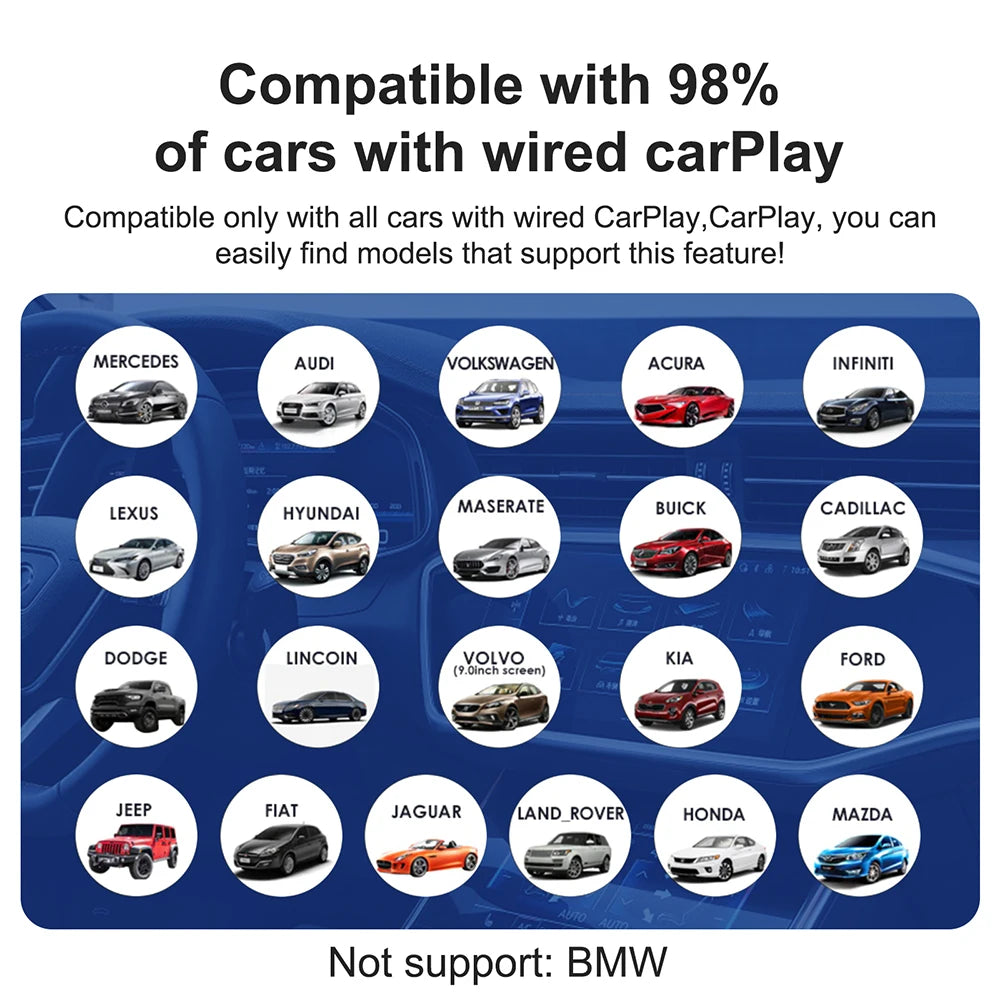 CarPlay Smart Box CarPlay For Netflix For YouTube car intelligent systems Wireless Android Auto Box Wireless Carply Android Auto