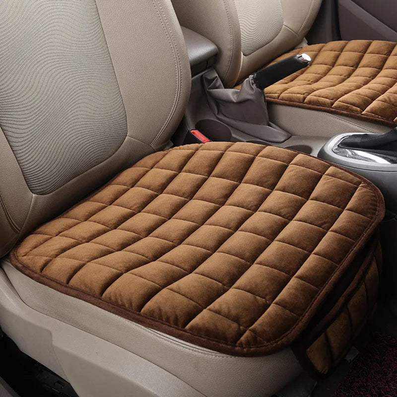 Almofada de Assento de Carro Universal, Capa de Banco Dianteiro de Carro Quente de Inverno, Almofada Respirável Antiderrapante para Carros Camião Carrinha SUV Cadeira de Escritório