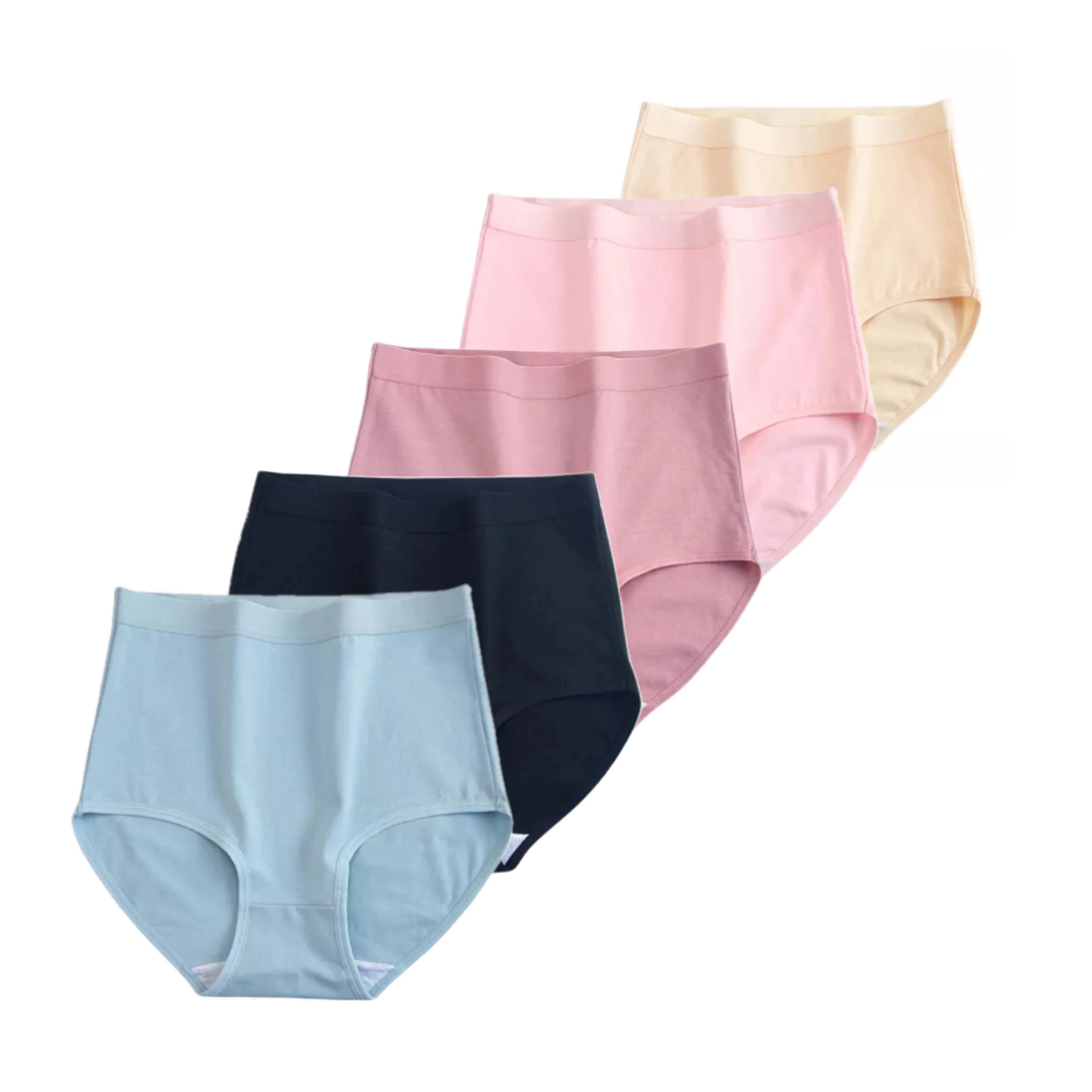 High Waist Seamless No Show Knickers 5-Pack