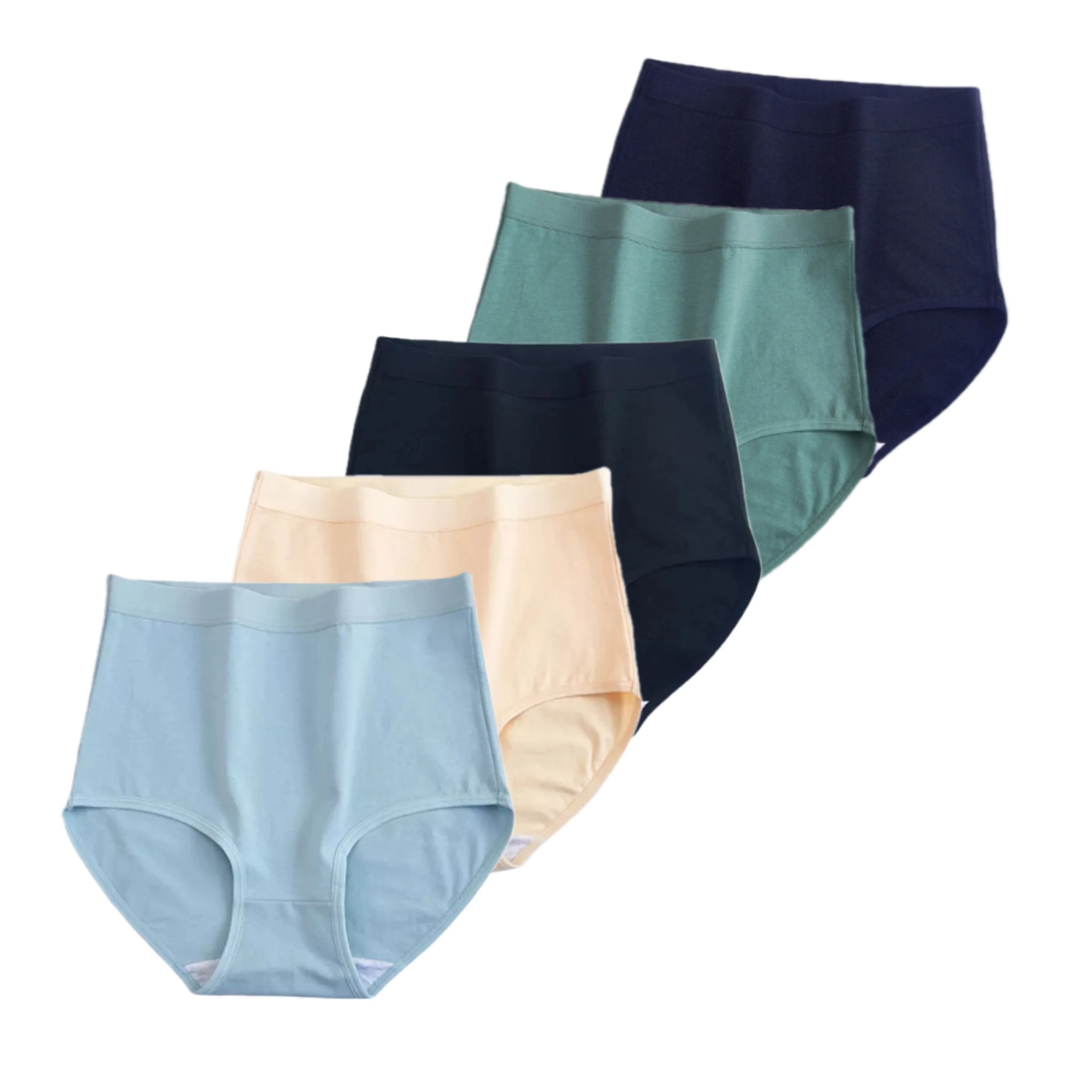 High Waist Seamless No Show Knickers 5-Pack