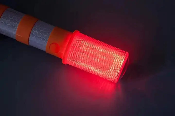 2 Peças de Luz de Aviso Farol Magnético de Emergência para Estrada Bastão Telescópico Sinalizador de Segurança Luz Estroboscópica Lâmpadas de Alerta de Sinal