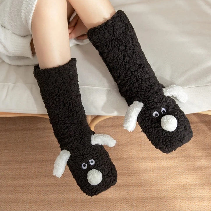 Thick Coral Fleece Thermal Floor Socks