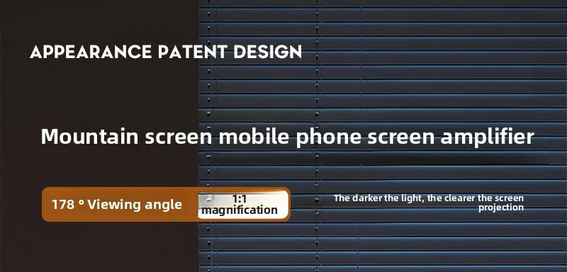 New Ultra Clear Curved Screen Magnifier for Phones Mobile Screen Amplifier Stand Eye Protection HD Expander