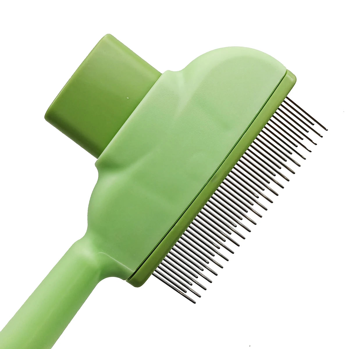 Self-Cleaning Stainless Steel Pet Grooming Brush for Dogs & Cats