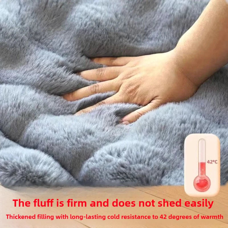 Large Reversible Thermal Dog Bed Mat - Winter Warming Pad